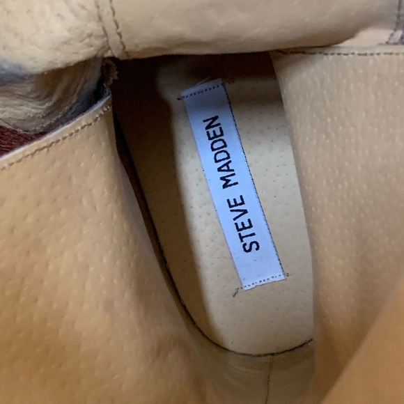 Steve Madden Buck Leather Boots 6 M Women
